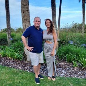 Gray cutout maxi dress with side split